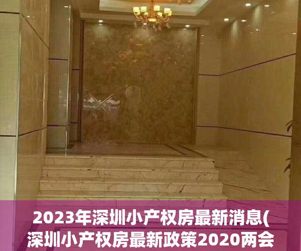 2023年深圳小产权房最新消息(深圳小产权房最新政策2020两会)