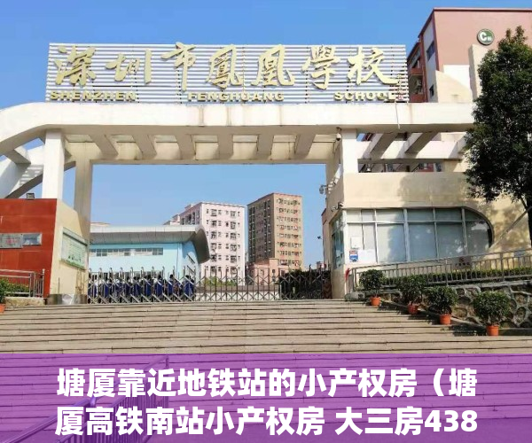 塘厦靠近地铁站的小产权房（塘厦高铁南站小产权房 大三房438万一套 观澜平湖附近统建房）