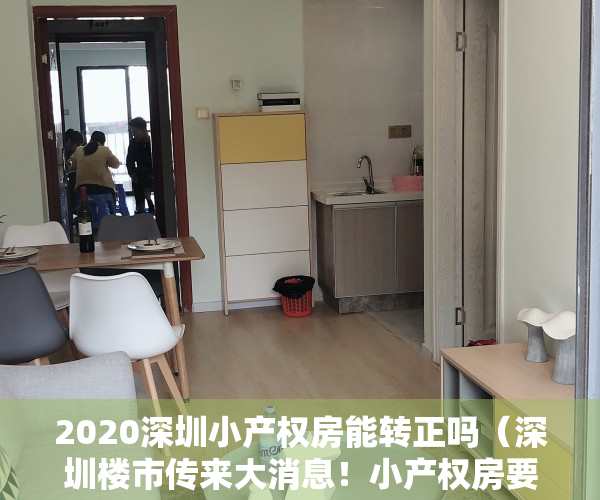 2020深圳小产权房能转正吗（深圳楼市传来大消息！小产权房要转正？产办类需补缴50%的地价（附解读））