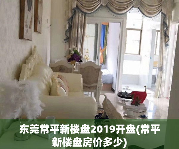 东莞常平新楼盘2019开盘(常平新楼盘房价多少)