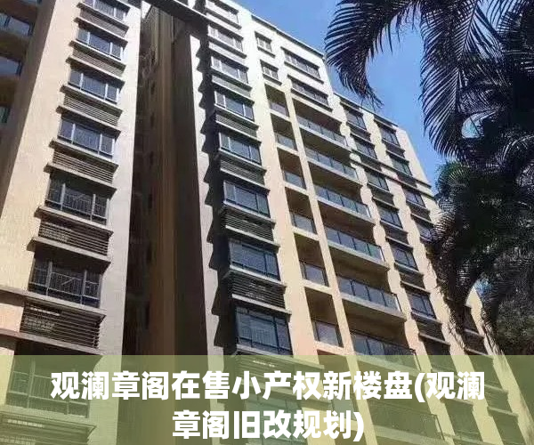 观澜章阁在售小产权新楼盘(观澜章阁旧改规划)