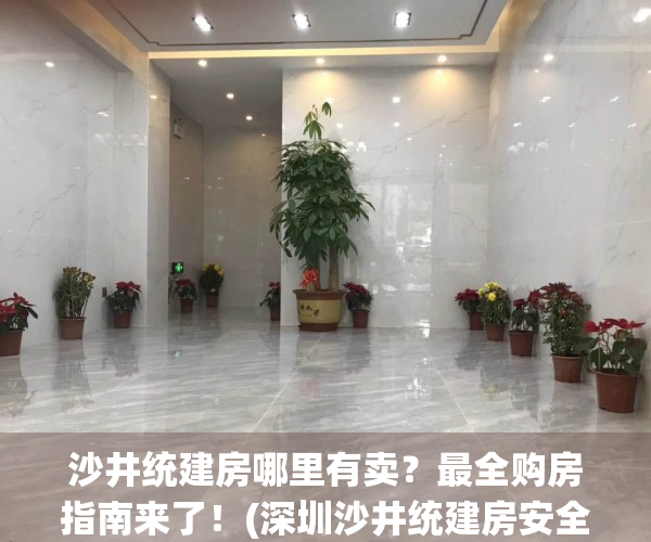 沙井统建房哪里有卖？最全购房指南来了！(深圳沙井统建房安全吗)