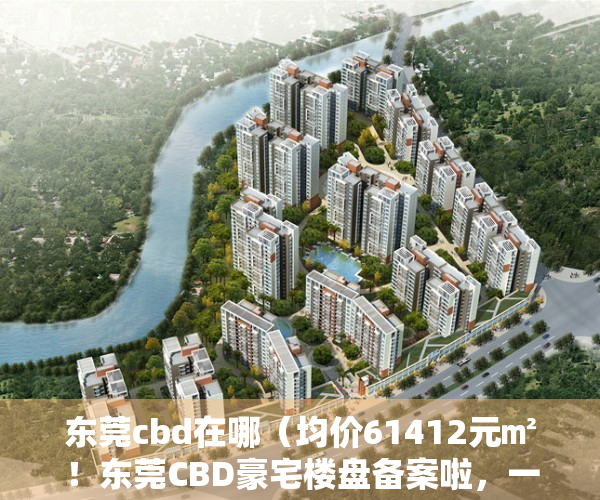 东莞cbd在哪（均价61412元㎡！东莞CBD豪宅楼盘备案啦，一套房最低要卖1172万！）