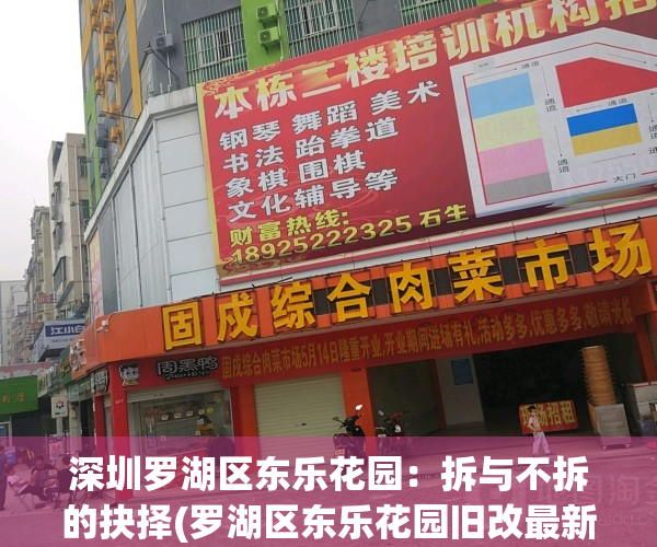 深圳罗湖区东乐花园：拆与不拆的抉择(罗湖区东乐花园旧改最新消息)