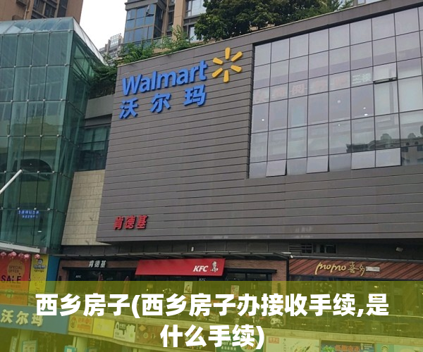 西乡房子(西乡房子办接收手续,是什么手续)