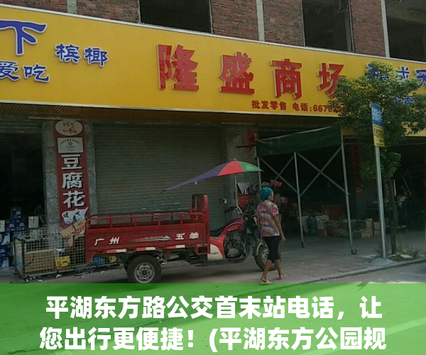 平湖东方路公交首末站电话，让您出行更便捷！(平湖东方公园规划图)