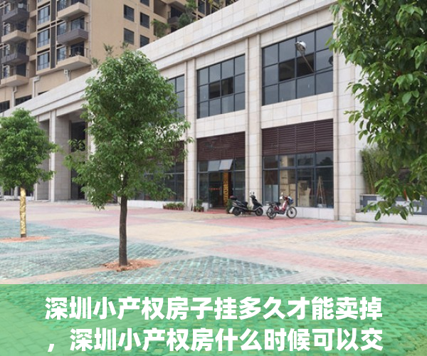 深圳小产权房子挂多久才能卖掉，深圳小产权房什么时候可以交易(深圳小产权房最后会如何处理)