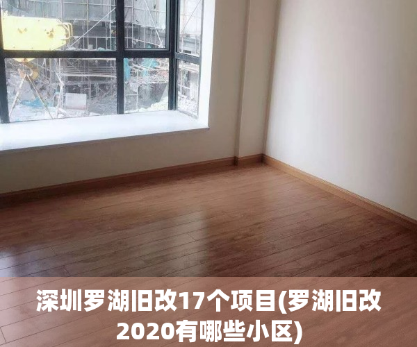 深圳罗湖旧改17个项目(罗湖旧改2020有哪些小区)