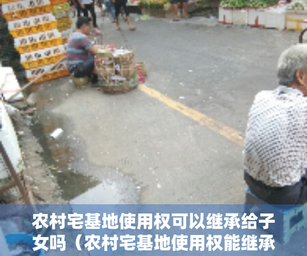 农村宅基地使用权可以继承给子女吗（农村宅基地使用权能继承了，但这4种情形会影响你的确权登记！）