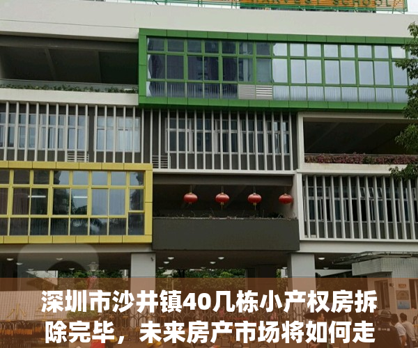深圳市沙井镇40几栋小产权房拆除完毕，未来房产市场将如何走向？(沙井小产权房·.2020新开盘)