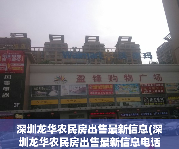 深圳龙华农民房出售最新信息(深圳龙华农民房出售最新信息电话)