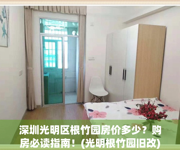 深圳光明区根竹园房价多少？购房必读指南！(光明根竹园旧改)