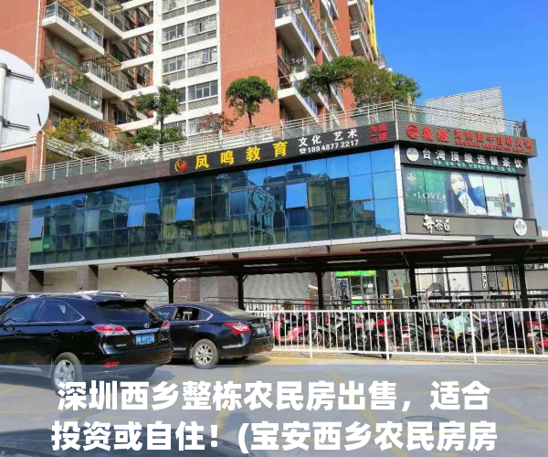 深圳西乡整栋农民房出售，适合投资或自住！(宝安西乡农民房房屋出售)