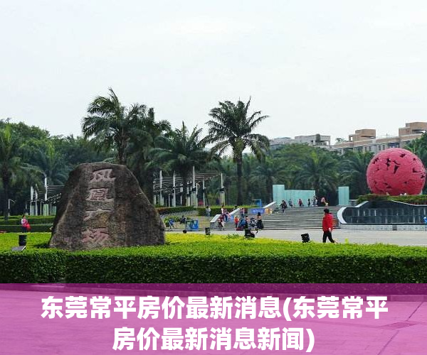 东莞常平房价最新消息(东莞常平房价最新消息新闻)