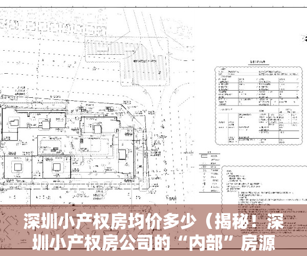 深圳小产权房均价多少（揭秘！深圳小产权房公司的“内部”房源，低于市场价20％）