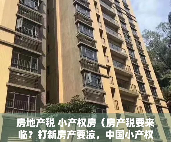 房地产税 小产权房（房产税要来临？打新房产要凉，中国小产权房达66亿平方米）