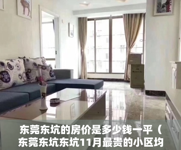 东莞东坑的房价是多少钱一平（东莞东坑东坑11月最贵的小区均价超过2万平，均价17532元平）