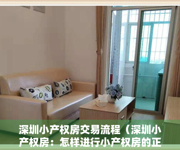 深圳小产权房交易流程（深圳小产权房：怎样进行小产权房的正确买卖？-华盟地产）
