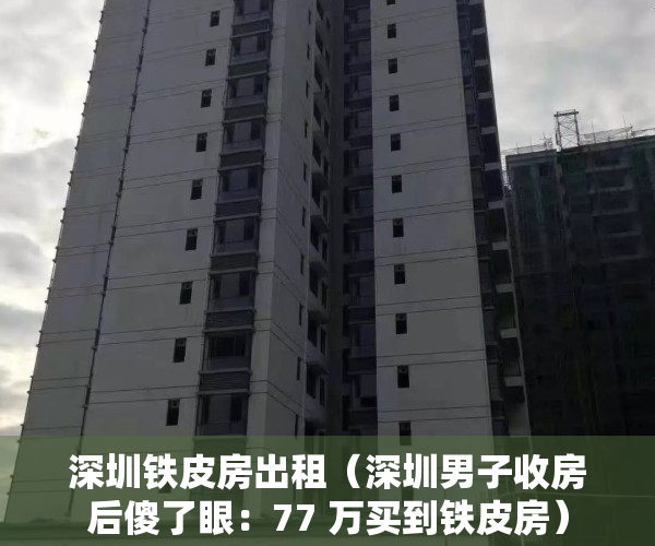 深圳铁皮房出租（深圳男子收房后傻了眼：77 万买到铁皮房）