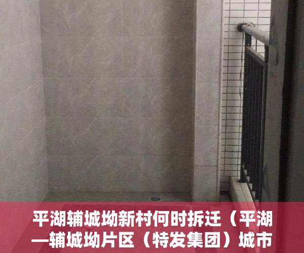 平湖辅城坳新村何时拆迁（平湖—辅城坳片区（特发集团）城市更新旧改）