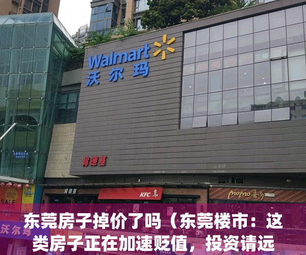 东莞房子掉价了吗（东莞楼市：这类房子正在加速贬值，投资请远离）(东莞的房子降价了吗)