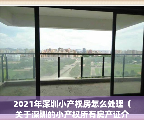 2021年深圳小产权房怎么处理（关于深圳的小产权所有房产证介绍）(深圳小产权房新证策)