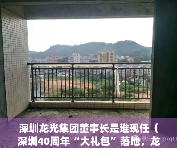 深圳龙光集团董事长是谁现任（深圳40周年“大礼包”落地，龙光集团(03380)再迎发展新机遇）