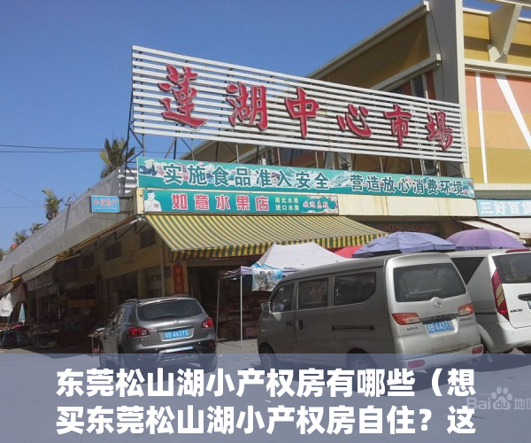 东莞松山湖小产权房有哪些（想买东莞松山湖小产权房自住？这三个位置绝佳的楼盘必看！）