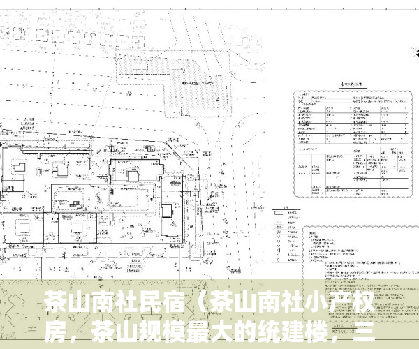 茶山南社民宿（茶山南社小产权房，茶山规模最大的统建楼，三千平大型花园，均价五千八）
