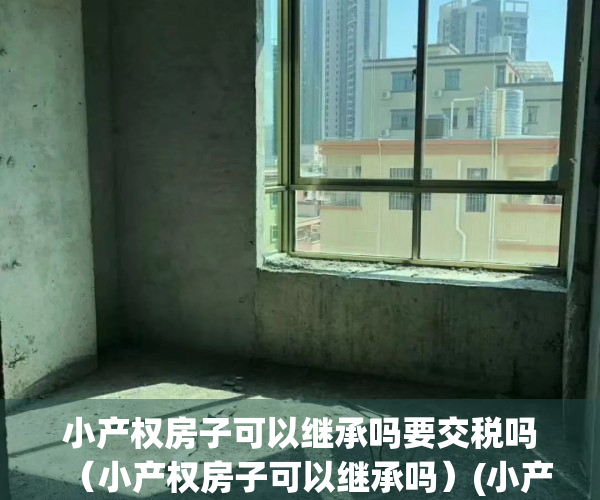 小产权房子可以继承吗要交税吗（小产权房子可以继承吗）(小产权房如何继承?小产权房能够继承吗?继承合法吗?)