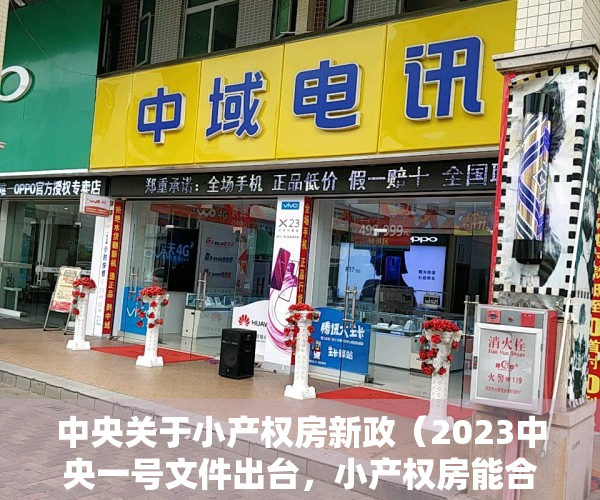 中央关于小产权房新政（2023中央一号文件出台，小产权房能合法买卖了？）