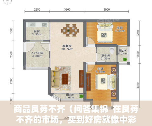 商品良莠不齐（问答集锦  在良莠不齐的市场，买到好房就像中彩票）