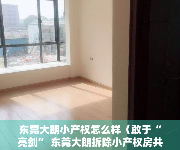 东莞大朗小产权怎么样（敢于“亮剑” 东莞大朗拆除小产权房共2600平方米）
