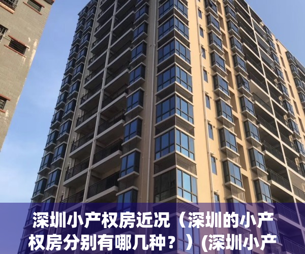 深圳小产权房近况（深圳的小产权房分别有哪几种？）(深圳小产权2021年火了)
