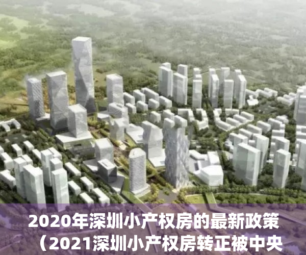 2020年深圳小产权房的最新政策（2021深圳小产权房转正被中央叫停）(深圳关于小产权房的最新政策法规)