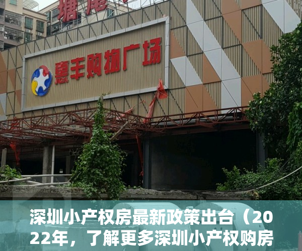 深圳小产权房最新政策出台（2022年，了解更多深圳小产权购房常识避免踩坑！）