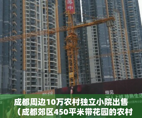 成都周边10万农村独立小院出售（成都郊区450平米带花园的农村小院年租16万，共享农村院子香吗？）