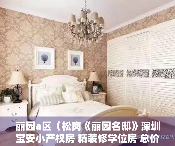 丽园a区（松岗《丽园名邸》深圳宝安小产权房 精装修学位房 总价29万每套起）