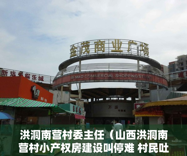 洪洞南营村委主任（山西洪洞南营村小产权房建设叫停难 村民吐槽洪洞当局不作为）
