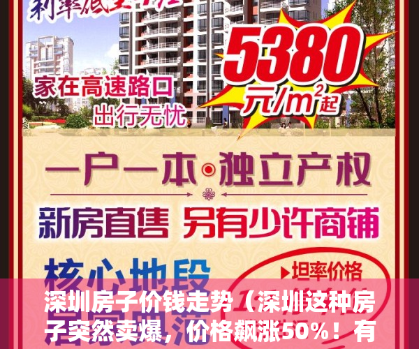 深圳房子价钱走势（深圳这种房子突然卖爆，价格飙涨50%！有人一口气买好几套！）