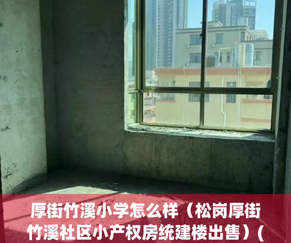 厚街竹溪小学怎么样（松岗厚街竹溪社区小产权房统建楼出售）(东莞厚街竹溪小学电话)