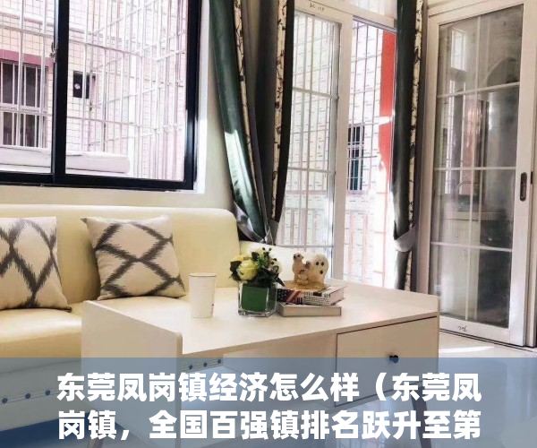 东莞凤岗镇经济怎么样（东莞凤岗镇，全国百强镇排名跃升至第28位，这背后少不了……）