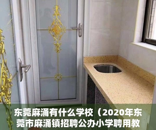 东莞麻涌有什么学校（2020年东莞市麻涌镇招聘公办小学聘用教师公告）