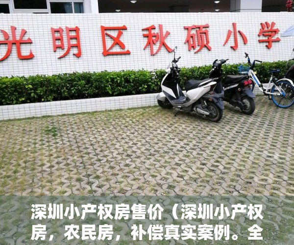深圳小产权房售价（深圳小产权房，农民房，补偿真实案例。全部都是干货~）
