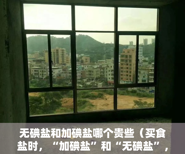 无碘盐和加碘盐哪个贵些（买食盐时，“加碘盐”和“无碘盐”，选哪个更好？以后别再买错了）