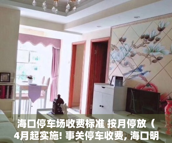 海口停车场收费标准 按月停放（4月起实施! 事关停车收费, 海口明确了→）