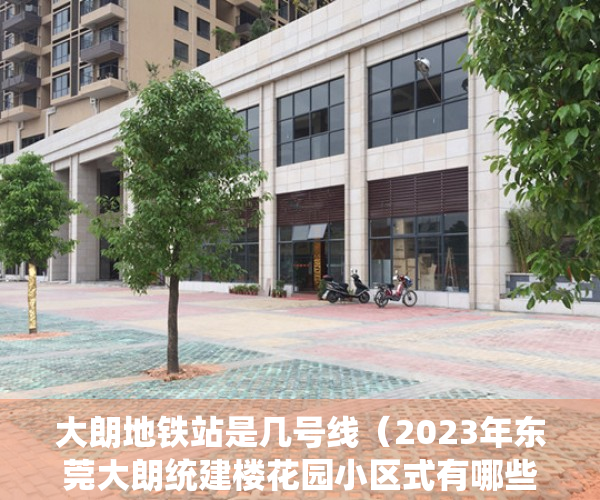 大朗地铁站是几号线（2023年东莞大朗统建楼花园小区式有哪些呢）