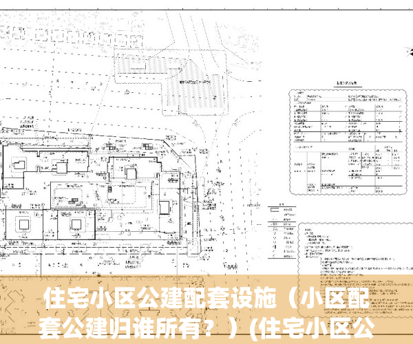 住宅小区公建配套设施（小区配套公建归谁所有？）(住宅小区公建配套比例)