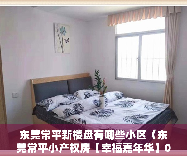 东莞常平新楼盘有哪些小区（东莞常平小产权房【幸福嘉年华】0首付、0首付特价88万起）
