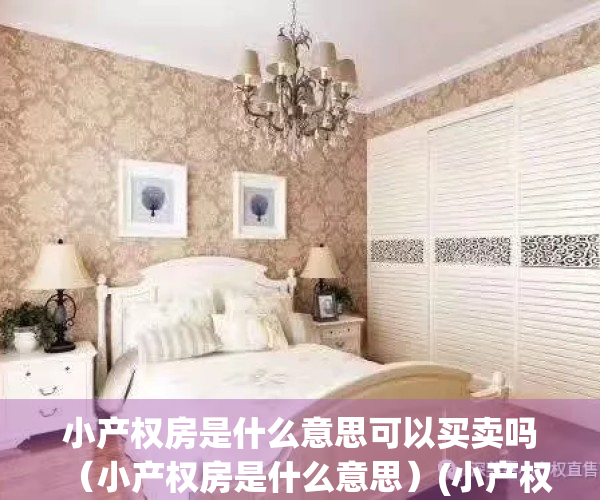 小产权房是什么意思可以买卖吗（小产权房是什么意思）(小产权房屋是什么意思)